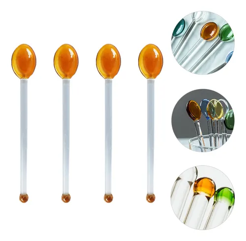 Cuchara De Cristal Para Sal Doméstica, 4 Unidades