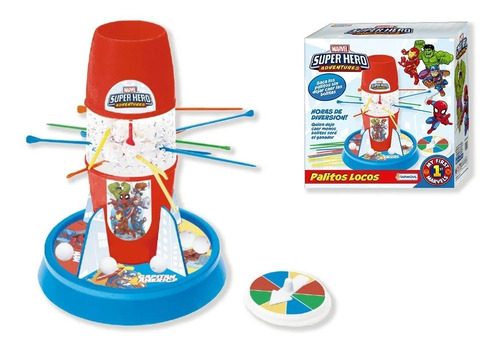 Juego De Mesa Palitos Locos Frozen Avengers Babymovil