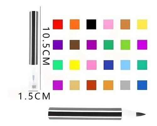 Imagen 2 de 5 de Plumones Punta Pincel 18 Colores Marcadores Lettering