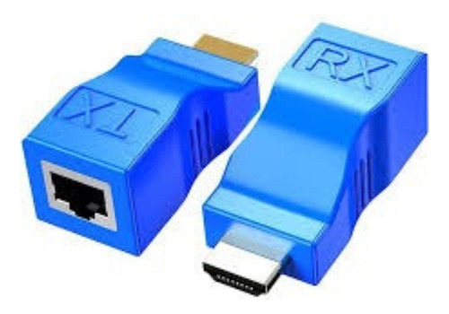 Adaptador Extensor Hdmi 30m Sobre Cat 6 Utp Red Rj45