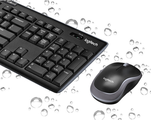 Imagen 3 de 9 de Combo Mouse Y Teclado Inalambrico Logitech Mk270