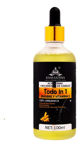 Aceite Capilar Jengibre Y Vitamina E Samantha 100ml