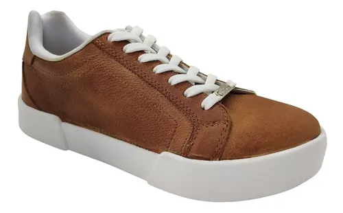 Zapatillas Mujer Cherie Acordonada Lisa Suela 2.5 Cm