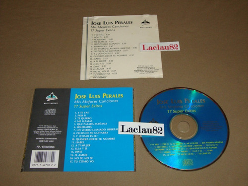 Jose Luis Perales Mis Mejores Canciones 17 Super Exitos 1992 (Usado)