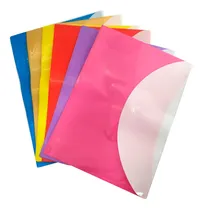Comprar 12 Carpetas Folder Plastico Oficio Colores Documentos Broche