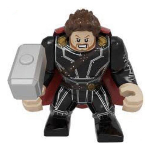 Boneco Grande Blocos De Montar Big Thor Marvel Vingadores