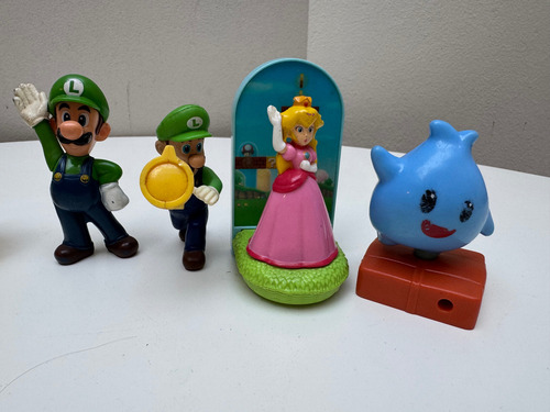 Super Mario Bross Muñecos Mc Donalds Juguete Lote X 8 (Usado)