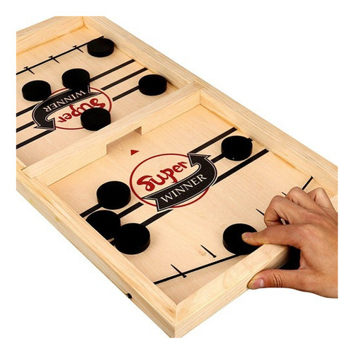 Tabletop Fast Hockey Sling Puck Family Game