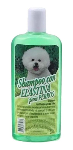 Shampoo Con Elastina 330ml Perros Cachorros Mascotas 40% Off