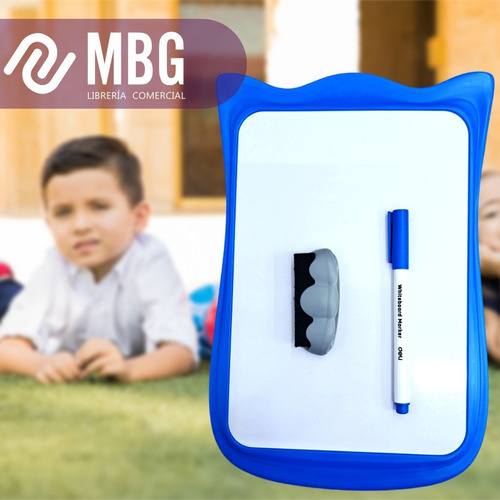 Imagen 5 de 7 de Pizarra Blanca Deli Infantil Marcador + Borrador