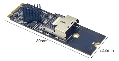 M.2 Nvme A Mini Sas 36 Pin Sff-8087 Sata 3,0 Sin Cables