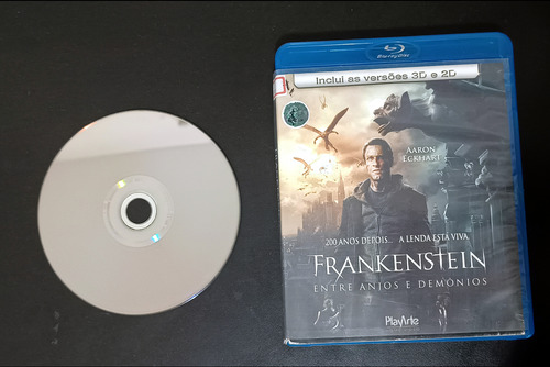 Blu-ray Original Dublado Frankenstein Aaron Eckhart 2d E 3d (Usado)