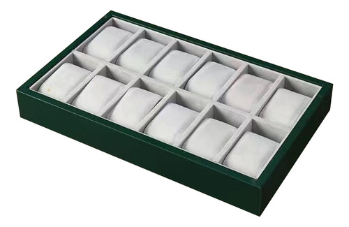Reloj Organizador Bandeja Organizador Pulsera 12 Ranuras
