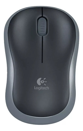 Mouse Inalámbrico Logitech  M185 Gris  Ratones