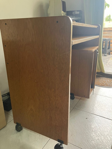 Mesa Escritorio Pc Madera Roble (Usado)