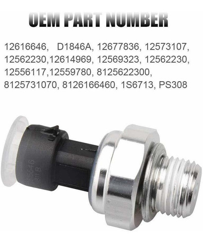 12677836 De Presión De Aceite Del Sensor Interruptor D1846a