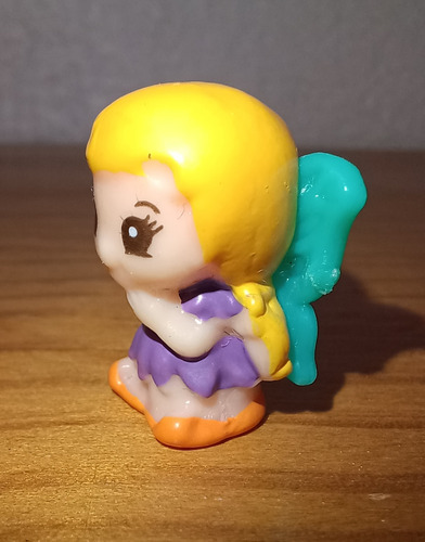 Mini Figura Squinkies Hada Alas Verdes (Usado)