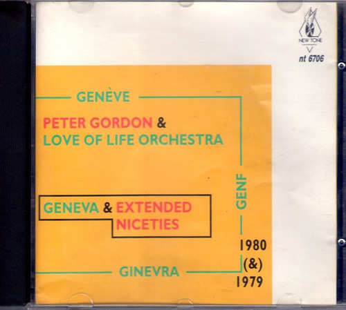 Peter Gordon & Love Of Lofe Orchestra - Geneve - Cd 