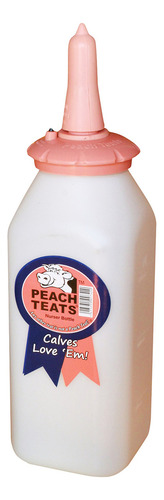 Peach Teats Pt Nurser 82033 - Botella De Mano, Color Blanco