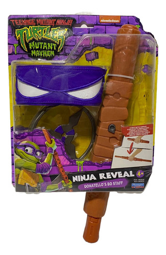 Tortugas Ninja Mutantes Mayhem Set Reveal Donatello Bo Staff