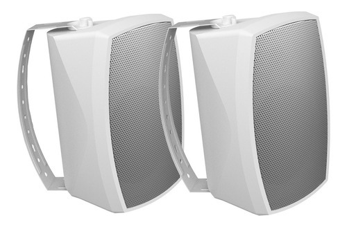 Wave One Wod150 Par De Caixas Outdoor Indoor 150w Ip56 Uv Cor Branco