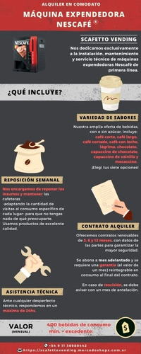 Máquinas Expendedoras De Café Nescafé En Alquiler / Comodato