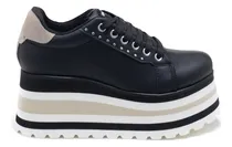 Comprar Zapatillas Con Taco Alto Zapatillas Con Plataforma Negras