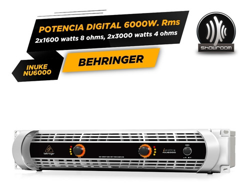 Potencia Behringer Inuke Nu6000 Digital