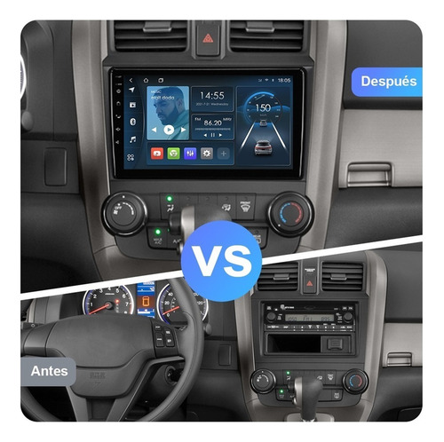 Estéreo De Coche Isudar De 1+32 Gb For Honda/crv/cr-v 2006-