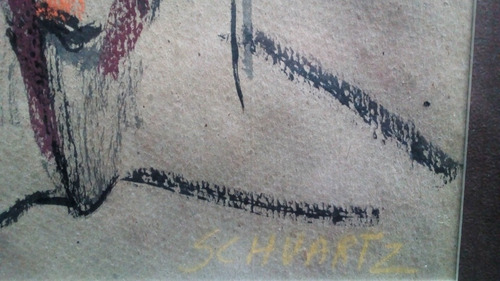 Marcia Schvartz Tec Mixta Certificada Años 80 Pablo Suarez