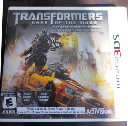 Transformers Dark Of The Moon Para 3ds Fisico Original