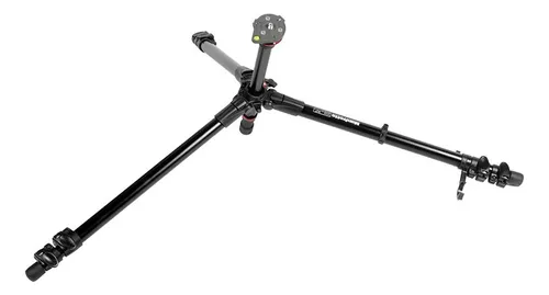 Manfrotto 755xb Mdeve - Trípode De Aluminio Con Nivelador . Color Negro