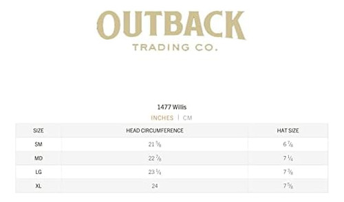 Outback Trading Unissex Willis Oilskin Vintage Durável Resp