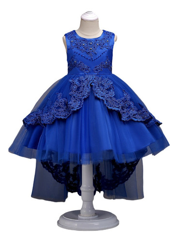 Elegante Vestido De Gala De Cumpleaños Para Niñas