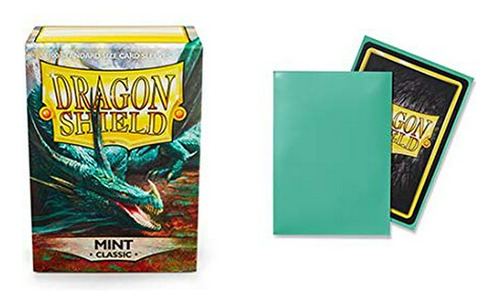 Carpeta Y Funda Para Tarj Dragon Shield Classic Mint Standar