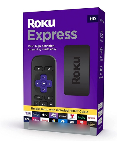 Roku Express Hd 4k Hbo Max, Disney +, Netflix, Roku Channel