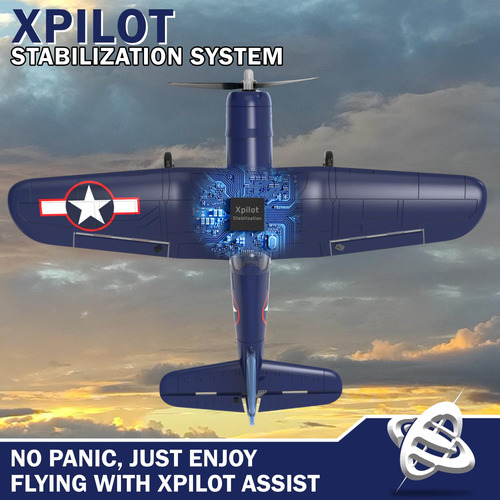 Leambe Avion Rc 4 Canales Modelo F4u Corsair Para