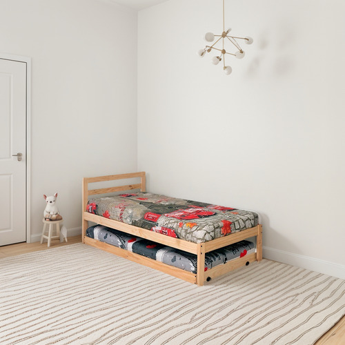 Combo Cama Nido + 2 Colchón Espuma 1,5 Plazas Incal