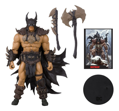Figura Mcfarlane The Frozen Batman Cavernicola + Comic Dc (Usado)