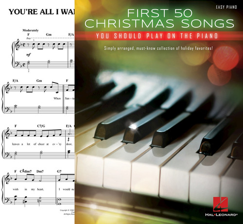 Partitura Piano Facil First 50 Christmas Songs Digital