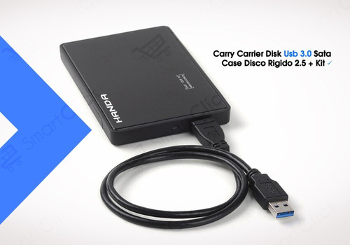 Imagen 5 de 10 de Carry Carrier Disk Usb C 3.0 Disco Externo Ssd 2.5 Sata