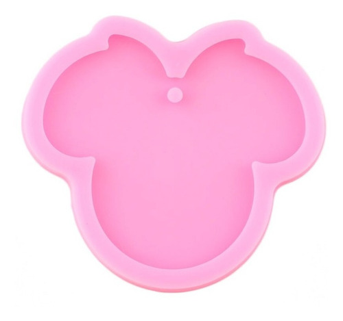 Molde Silicon Llavero Minnie Jabón Resina Chocolate Vela