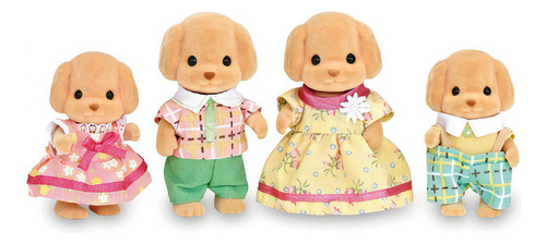 Calico Critters Toy Poodle Perro Family Sylvanian Ternurines