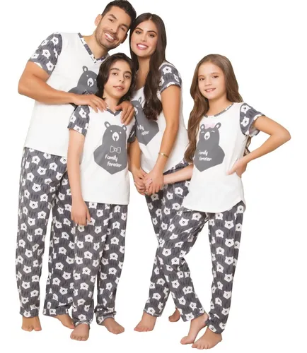 Pijamas mama papa e hija hotsell