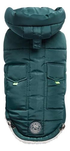 Gfpet Parka Super Puff Impermeable Perro, Verde - Medium