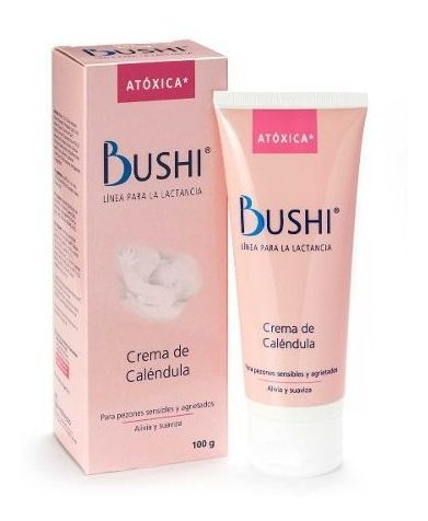 Bushi  Crema Caléndula Pezones Sensibles Y Agrietados 100g