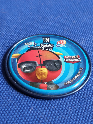 Tazos 2013 Super Funki Punky Metalix Silver #06 Richie (Usado)