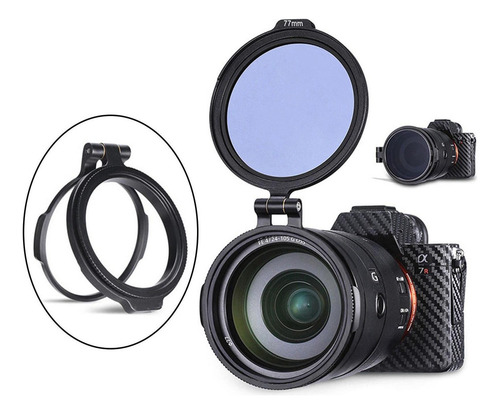 Suporte De Clipe De Montagem De Adaptador De Filtro Nd 67mm