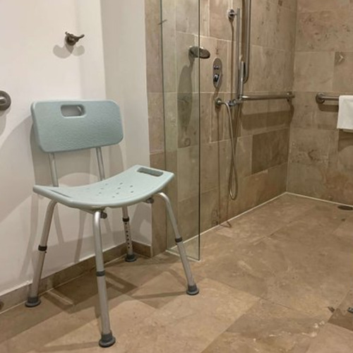 Silla Ducha Baño Antiderrapante Adulto Respaldo Ortopedica
