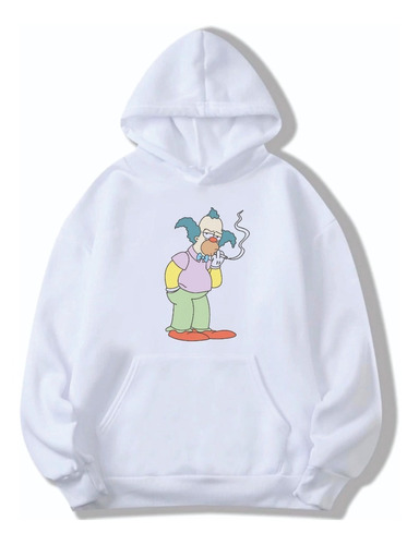 Buzo Krusty El Payaso Los Simpsons Canguro Unisex Adulto #5